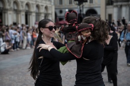 Italy, Turin, puppet parade