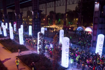 Italy, Turin, Parco Dora, Electric Run 2014